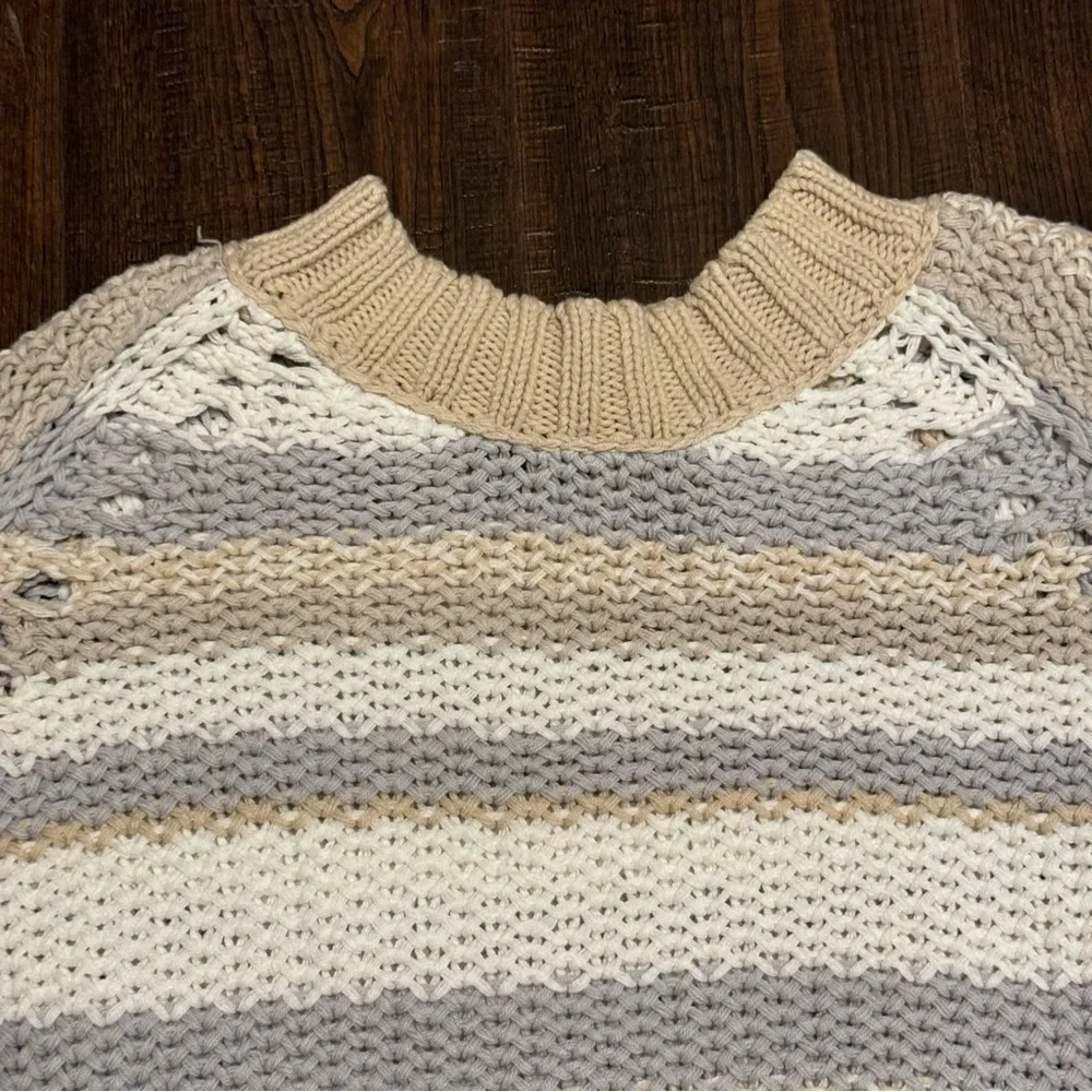 Free People Devon Gravity Combo Long Sleeve‎ Sweater Size Small Women